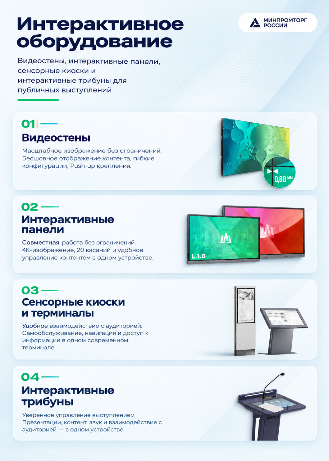 Интерактивное оборудование