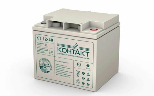 Аккумулятор Контакт КТ 12-40  12V 40Ah